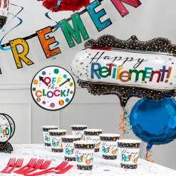 Officially Retired Foil Balloon Bouquet, 5pc