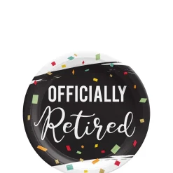 Officially Retired Paper Plate, 8ct, Assorted Options