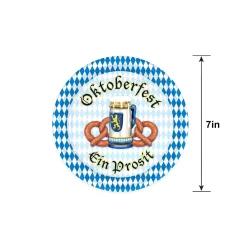 Oktoberfest Dessert Plates 8ct