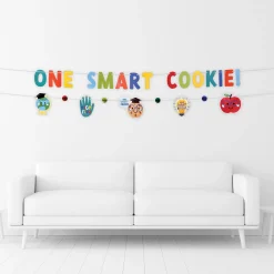 One Smart Cookie Graduation Banner Set, 12ft, 2pc - Graduation Fun