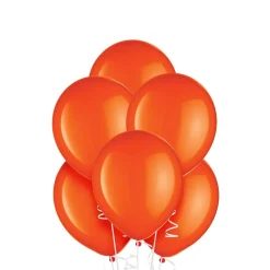 Orange Latex Balloons, Assorted Options