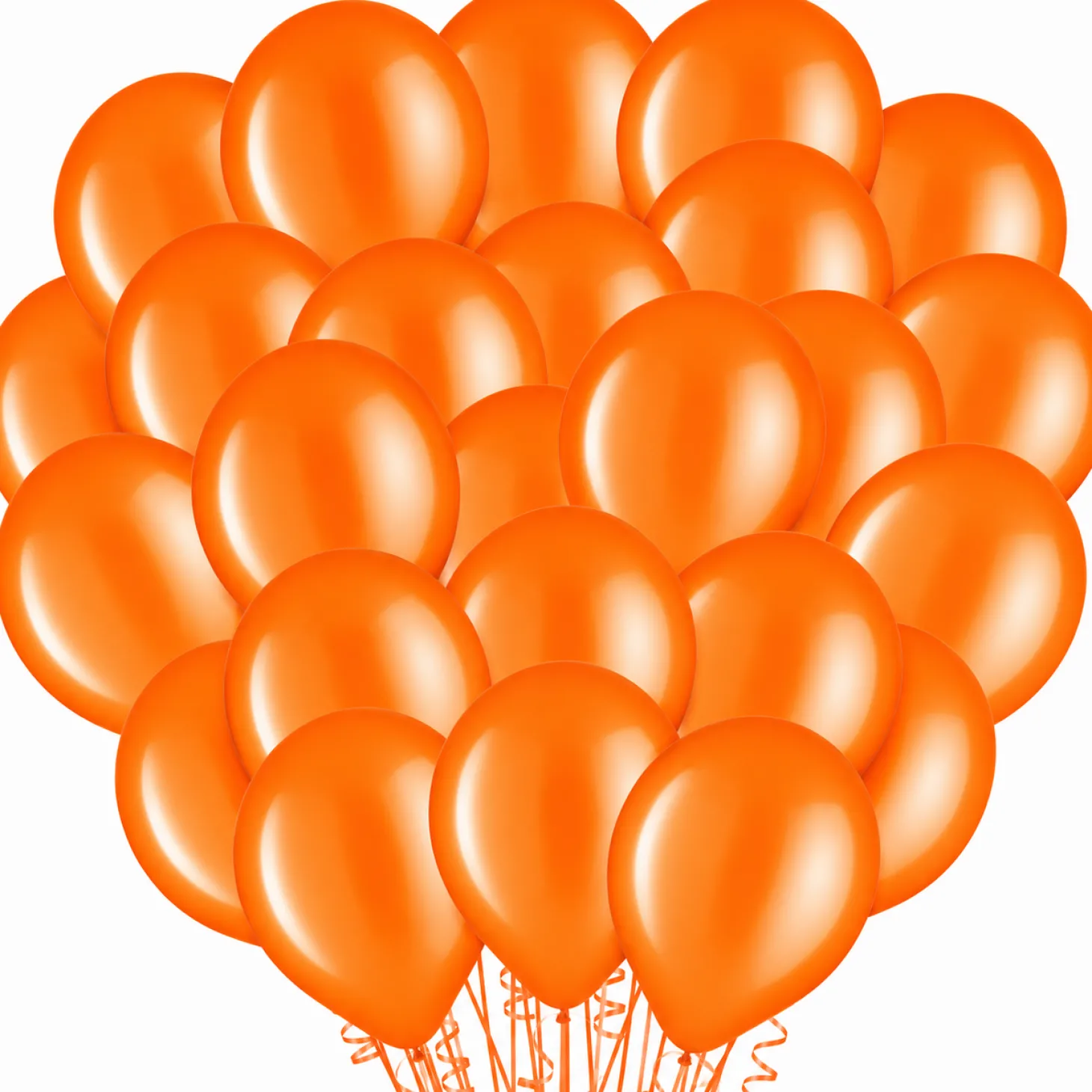 Orange Latex Balloons, 11in, 100ct