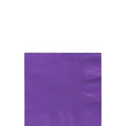 Paper Beverage Napkins, 5in, Assorted Colors, Multiple Counts