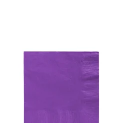 Paper Beverage Napkins, 5in, Assorted Colors, Multiple Counts