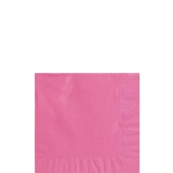 Paper Beverage Napkins, 5in, Assorted Colors, Multiple Counts
