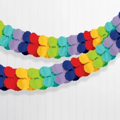 Paper Garland, Assorted Colors
