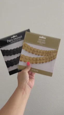 Paper Garland, Assorted Colors