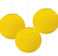 Paper Lanterns, 3ct, Assorted Colors