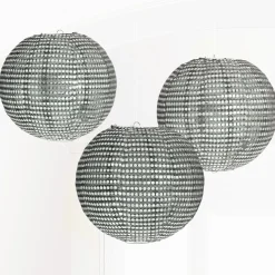 Paper Lanterns, 9 1/2in, 3ct, Assorted Colors