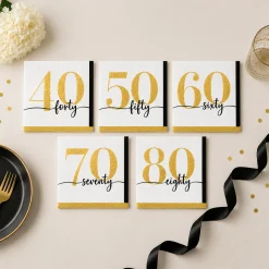 Party Of The Ages Birthday Napkins, 16ct, Ages