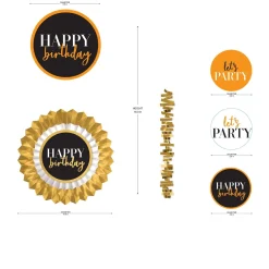 Party of the Ages Milestone Birthday Party Kit, Ages 40-80, 16 Guests