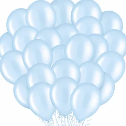 Pastel Blue Latex Balloons, 11in, 100ct