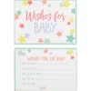 Pastel Stars Wishes for Baby Cards, 24ct