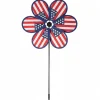 Patriotic American Flag Pinwheel Yard Stake