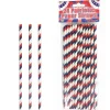 Patriotic Paper Straws