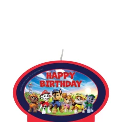 Paw Patrol Birthday Candle