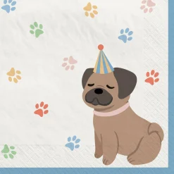 Pawsome Party Paper Lunch Napkins, 6.5in, 16ct