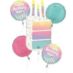 Pearlized Birthday Bouquet, 5pc