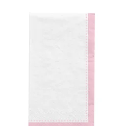 Pink Border Premium Guest Towels, 20ct, Assorted Colors