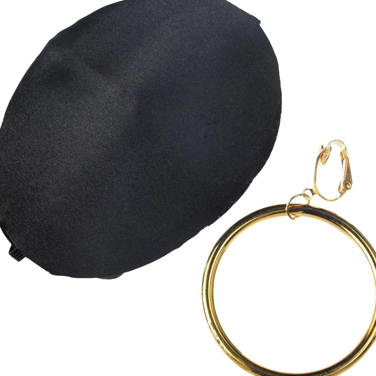 Pirate Earring & Eye Patch Set