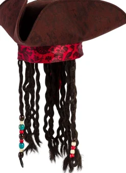 Pirates of the Caribbean Hat With Braids