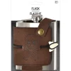 Pirate Stainless Steel Belt Flask, 6oz