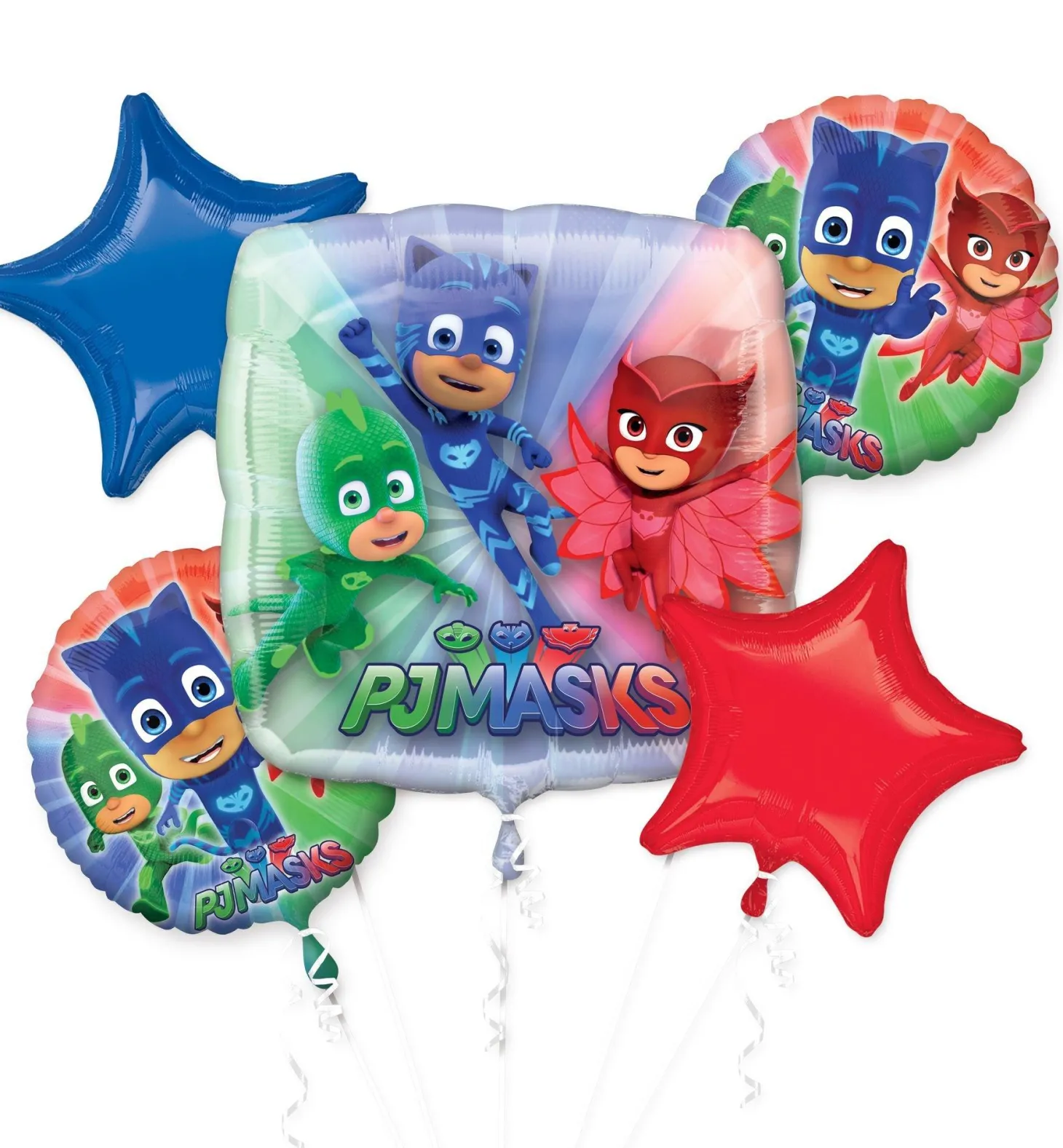 PJ Masks Balloon Bouquet 5pc