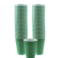 Plastic Cups, 12oz, 50ct, Assorted Colors