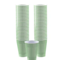 Plastic Cups, 12oz, 50ct, Assorted Colors