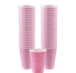 Plastic Cups, 12oz, 50ct, Assorted Colors