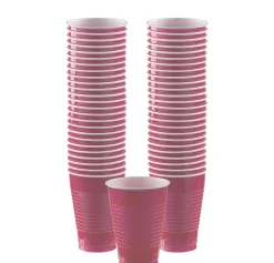 Plastic Cups, 12oz, 50ct, Assorted Colors