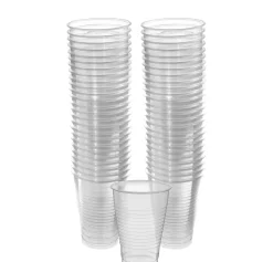 Plastic Cups, 12oz, 50ct, Assorted Colors