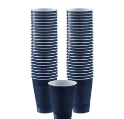 Plastic Cups, 12oz, 50ct, Assorted Colors