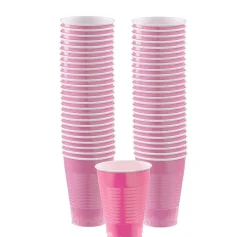 Plastic Cups, 12oz, 50ct, Assorted Colors