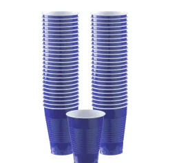 Plastic Cups, 12oz, 50ct, Assorted Colors