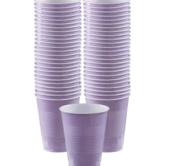 Plastic Cups, 18oz, 50ct, Assorted Colors