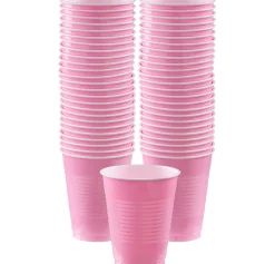 Plastic Cups, 18oz, 50ct, Assorted Colors