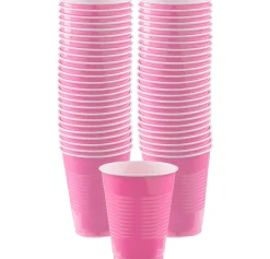 Plastic Cups, 18oz, 50ct, Assorted Colors