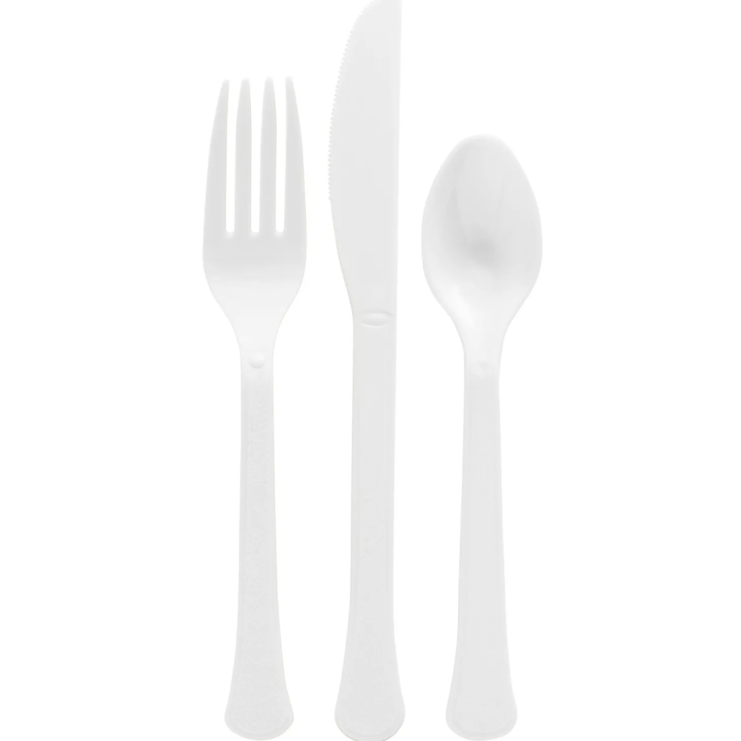 Plastic Cutlery Set, Assorted Colors, 24ct