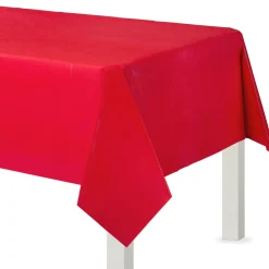 Plastic Table Cover, 54in x 108in, Assorted Colors