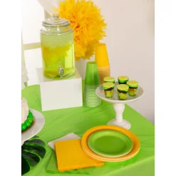 Plastic Table Cover, 54in x 108in, Assorted Colors