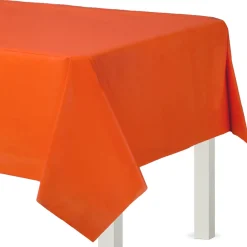 Plastic Table Cover, 54in x 108in, Assorted Colors