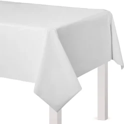 Plastic Table Cover, 54in x 108in, Assorted Colors