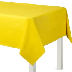 Plastic Table Cover, 54in x 108in, Assorted Colors
