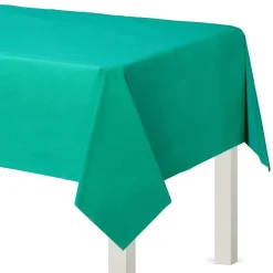 Plastic Table Cover, 54in x 108in, Assorted Colors