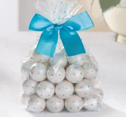 Polka Dot Treat Bags with Bows, 12ct, Assorted Colors