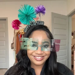 Pom-Pom Firework Happy New Year Headband