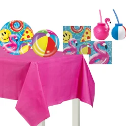 Pool Party Tableware Kit for 8 Guests