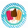 Popsicle Plates 9in