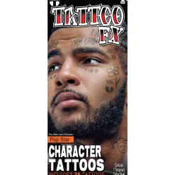 Pop Star Character Temporary Tattoos, 26ct - Tinsley Transfers